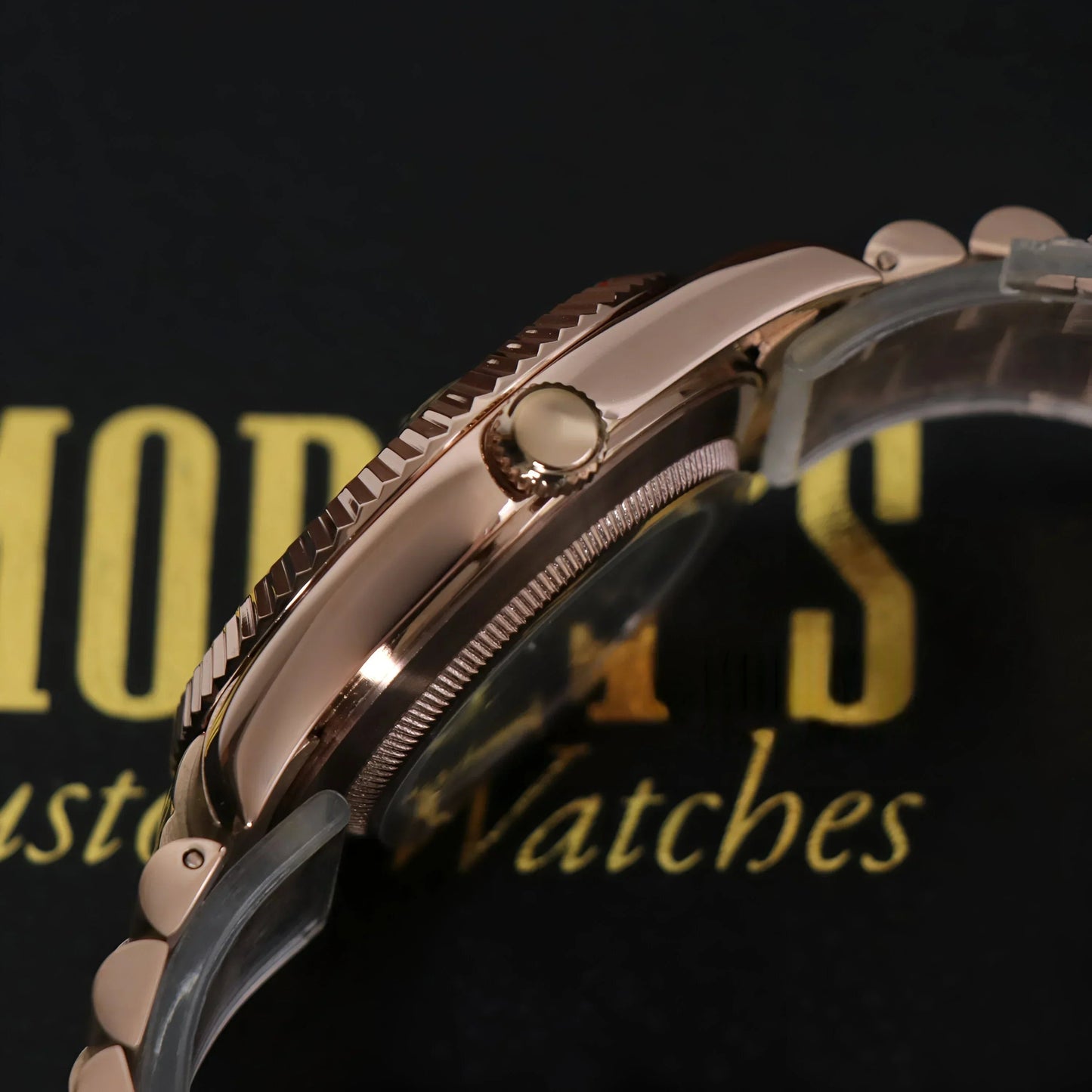 SEIKOJUST | Daydate Oro Rosa - Cioccolato arabico