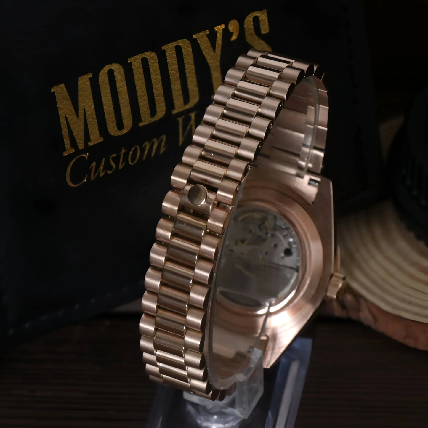 SEIKOJUST | Daydate Oro Rosa - Cioccolato arabico