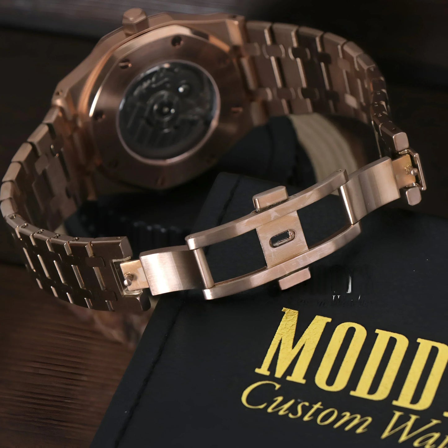 ROYAL SEIKOAK | Skeleton Oro Rosa